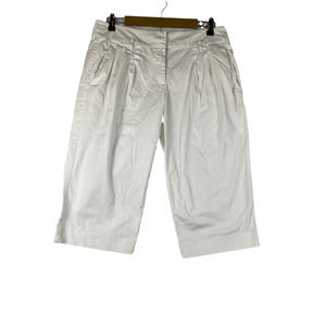 MICHAEL KORS womens white jean capri pants Size 12 EUC